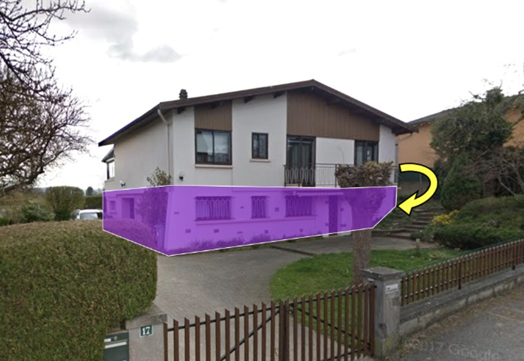 Exemple 4 : Un couple de personnes âgées qui décident d’aménager le garage au RDC pour en faire un logement de plain-pied pour leurs vieux jours.